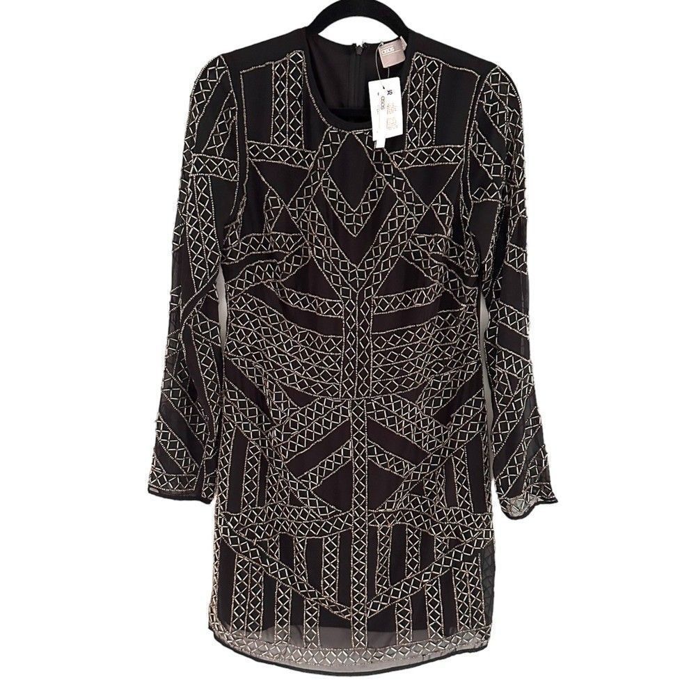 ASOS Beaded LBD NWT Sz 10‎